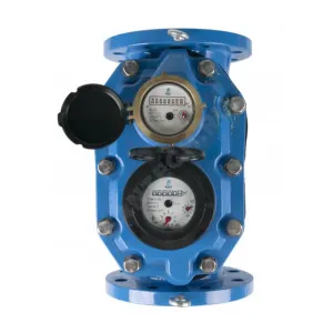 Счётчик х/в комбинированный (крыльчатый и турбинный) Ду 100/20 Ру16 30С L=370мм фл IP68 СТВК-1 Декаст 09-100-01