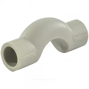 Скоба PP-R серая Дн 20 внутренняя пайка обводная с муфтами VALFEX 10170020Г