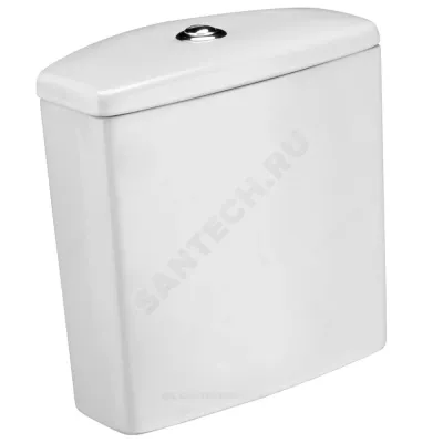 Бачок для унитаза Алькор белый нижний подвод без комплекта Santek 1.WH30.1.860