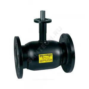 Кран шаровой сталь 09Г2С Ballomax КШТ 61.103 Ду 200 Ру16 фл L=410мм под электропривод BROEN КШТ 61.103.200.Б.16