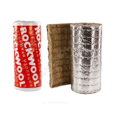 Рулон минеральная вата WIRED MAT 105 ALU 30х1000-7 ROCKWOOL 67838