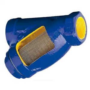 Фильтр сетчатый Y-образный чугун Ду 15 Ру16 Тмакс=200 oC 1/2" ВР 823А Zetkama 823A015C10