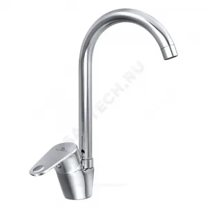 Смеситель для кухонной мойки ручка сбоку одноручный Коттедж Л-Серия Славен СЛ-ОД-Л22