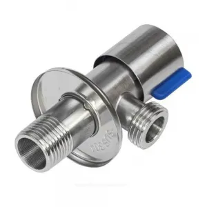 Кран бытовой угловой G1/2" Ру10 НР керамическая кран-букса RM-L ATS-1212