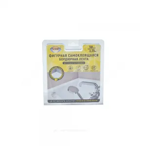 Лента бордюрная для ванн 3350x38 фигурная AVIORA 302-104