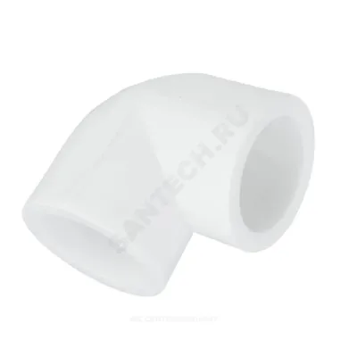 Угольник PP-R белый Дн 25х90гр PRO VALFEX 10108025-PRO