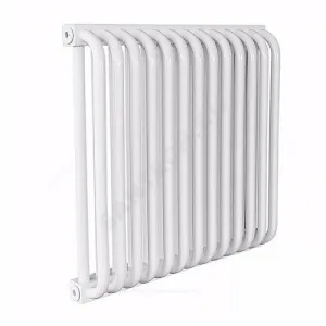 Радиатор трубчатый РС 2-1750 10 секций с боковой подводкой ВР G 3/4" с кронштейнами RAL 9016 (Белый) КЗТО РС21750103/4