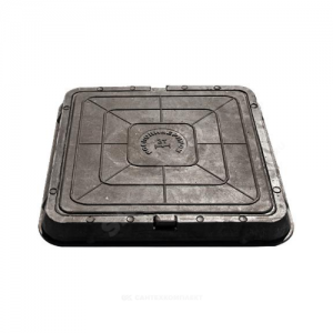 Люк полимер (легкий) 685х685мм серый квадратный h=60мм 30кН Ростполимерпром Люк полимер (легкий) 685х685мм серый квадратный h=60мм 30кН Ростполимерпром