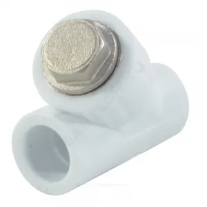 Фильтр PP-R сетчатый белый Дн 20х45гр внутренняя пайка VALFEX 10141020