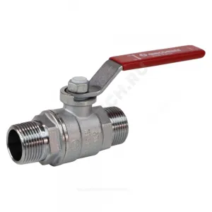 Кран шаровой латунь хром R253DL Ду 10 Ру42 НР рычаг Giacomini R253LX002