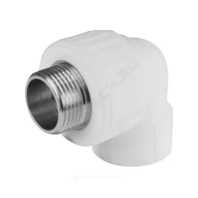 Угольник PP-R комбинированный белый НР Дн 32х1" PRO VALFEX 10126032-PRO