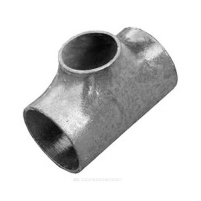 Тройник сталь оц равнопроходной Дн 89х3,5 (Ду 80) бесшовный под приварку ГОСТ 17376-2001 .