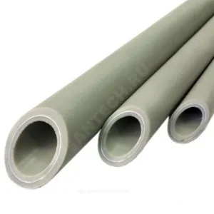 Труба PP-R серая арм алюминием Дн 20х3,4 Ру25 SDR6 Т<95С L=4м RTP (РосТурПласт) 15512