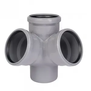 Крестовина PP-H 2-плоскостная серая HT HTED Дн 110х110х110х67гр б/нап в/к Ostendorf 115920 Крестовина PP-H 2-плоскостная серая HT HTED Дн 110х110х110х67гр б/нап в/к Ostendorf 115920