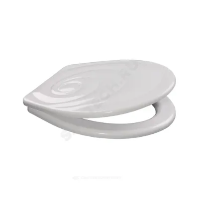 Сиденье для унитаза Серия КУ белое полипропилен универсальное Орио КУ2-1