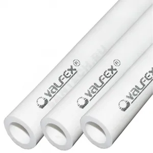 Труба PP-R белая Дн 110х18,3 Ру20 SDR6 Т<80С L=4м VALFEX 10102110