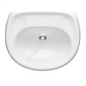 Умывальник подвесной Воротынский 57 без отверстия под смеситель белый Santeri 1.3111.7.S00.00B.0