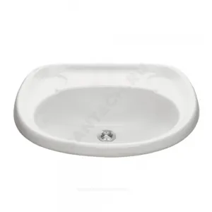 Умывальник подвесной Воротынский 57 без отверстия под смеситель белый Santeri 1.3111.7.S00.00B.0