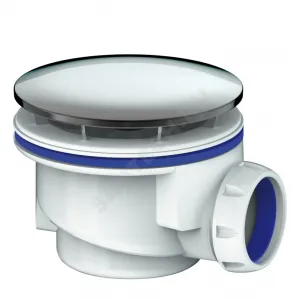 Сифон для поддона 1 1/2"x90/40 слив крышка Unicorn G411H