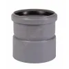 Муфта PP-H насадная серая HT HTAM Дн 110 б/нап в/к Ostendorf 115810