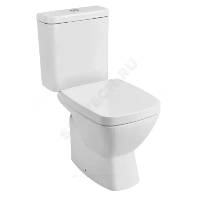 Унитаз-компакт Нео белый нижний подвод горизонт/выпуск 2/реж дюропласт Santek 1.WH30.2.187