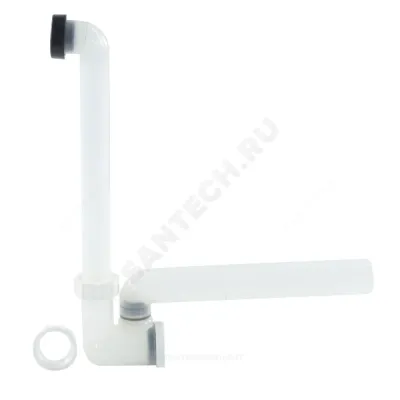 Сифон для кондиционеров трубный DN32xDN40 с обратным клапаном, прозрачный HL HL136NT