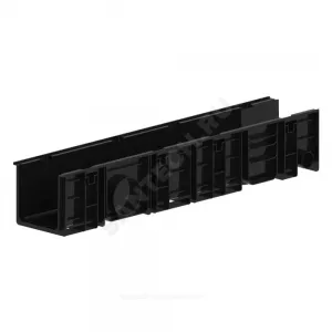 Лоток водоотводный пластиковый SteeStart DN150 H180 L=1м СТИЛОТ P1518C