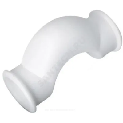 Скоба PP-R белая внутренняя пайка Дн 20 обводная с муфтами RTP (РосТурПласт) 10714