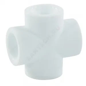 Крестовина PP-R белая Дн 40 внутренняя пайка RTP (РосТурПласт) 28081