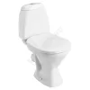 Унитаз-компакт Римини белый нижний подвод косой выпуск 2/реж полипропилен Santek 1.WH50.1.523