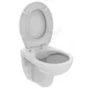 Унитаз подвесной EUROVIT дюропласт микролифт Rimless Ideal Standard K881201