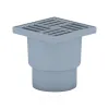 Трап нерегулируемый с "сухим" затвором Дн 110 с нержавеющей решёткой 150х150мм вертикальный выпуск АНИ Пласт TQ1212