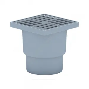 Трап нерегулируемый с "сухим" затвором Дн 110 с нержавеющей решёткой 150х150мм вертикальный выпуск АНИ Пласт TQ1212