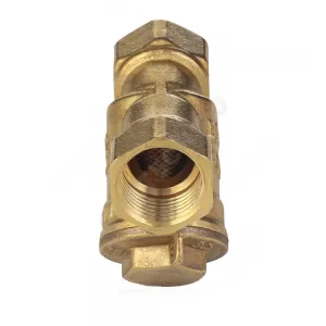 Фильтр сетчатый Y-образный латунь Ду 25 Ру20 1" ВР 4001 с отверстием под пломб Aquasfera 4001-03