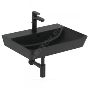 Умывальник подвесной CONNECT AIR 60 1 отверстие под смеситель по центру черный Ideal Standard E0298V3 Умывальник подвесной CONNECT AIR 60 1 отверстие под смеситель по центру черный Ideal Standard E0298V3