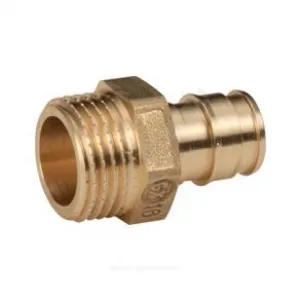 Муфта для PE-X труб радиальная латунь Дн 16х1/2" НР GX107 Giacomini GX107Y033