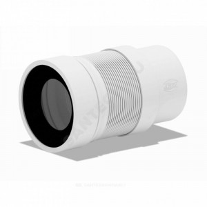 Гофра для унитаза 110мм L=200-360мм для пластиковых труб АНИ Пласт Гофра для унитаза 110мм L=200-360мм для пластиковых труб АНИ Пласт