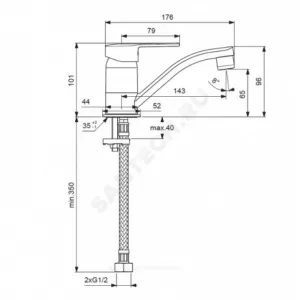 Смеситель для умывальника одноручный LOGIK Vidima BA276AA