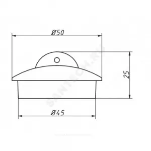 Пробка для сифона ПВХ 1 1/2" Орио А-4178