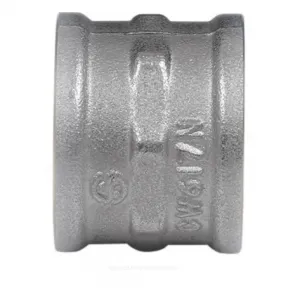 Муфта латунь никель Ду 15 (1/2") ВР 9018 ГОСТ 32585-2013 Aquasfera 9018-01