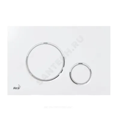 Кнопка для инсталляции белый/хром глянец Alca Plast M770