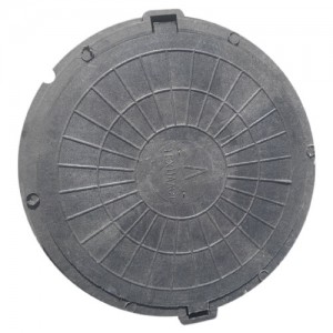 Люк полимер (легкий) черный круглый 750х630 h=90мм m=34кг 30кН ПП-630 ТехПласт Люк полимер (легкий) черный круглый 750х630 h=90мм m=34кг 30кН ПП-630 ТехПласт