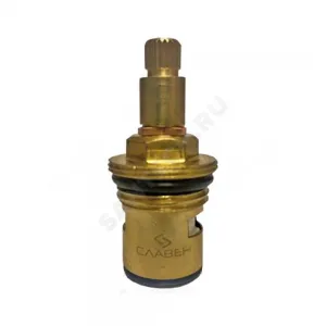 Кран-букса для смесителя керамическая резьба G 1/2" 20 шлицов Славен СЛ-ЗП-012