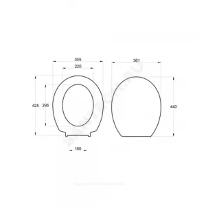 Сиденье для унитаза