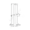 Штанга для душа серия FRESH с мыльницей L=900мм Vidima BA220AA