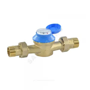 Счётчик х/в крыльчатый одноструйный Ду 25 Ру16 Qn=3,5 м3/ч 50С L=160мм резьба В/К ОСВХ Декаст 74-25-01