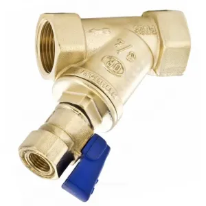 Фильтр сетчатый Y-образный латунь Ду 15 Ру25 Тмакс=120 oC 1/2" ВР 114 со сливным краном OR 0114.515