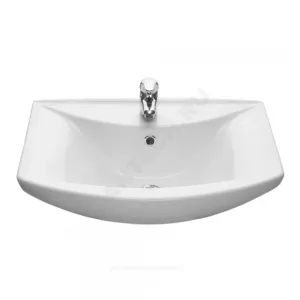 Умывальник мебельный Грация 60 1 отверстие под смеситель по центру белый Santeri 1.3120.3.S00.11B.0