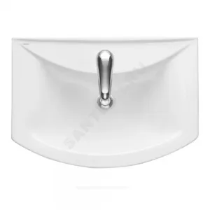 Умывальник мебельный Грация 60 1 отверстие под смеситель по центру белый Santeri 1.3120.3.S00.11B.0