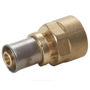 Муфта МП латунь пресс Дн 16х1/2" ВР RM109 Giacomini RM109Y033